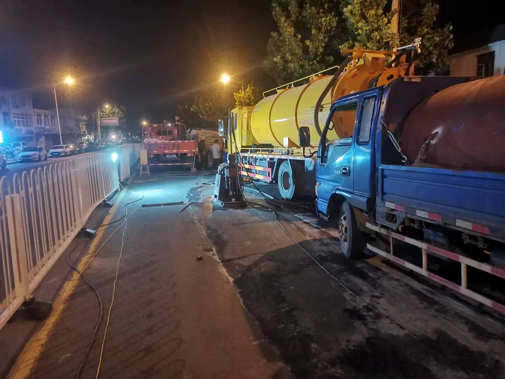 竹根滩镇路面压密注浆